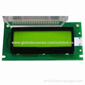 16 x 2 Dot-matrix Character LCD Module with Operating Voltage, 80*30mm Outline Dimensions